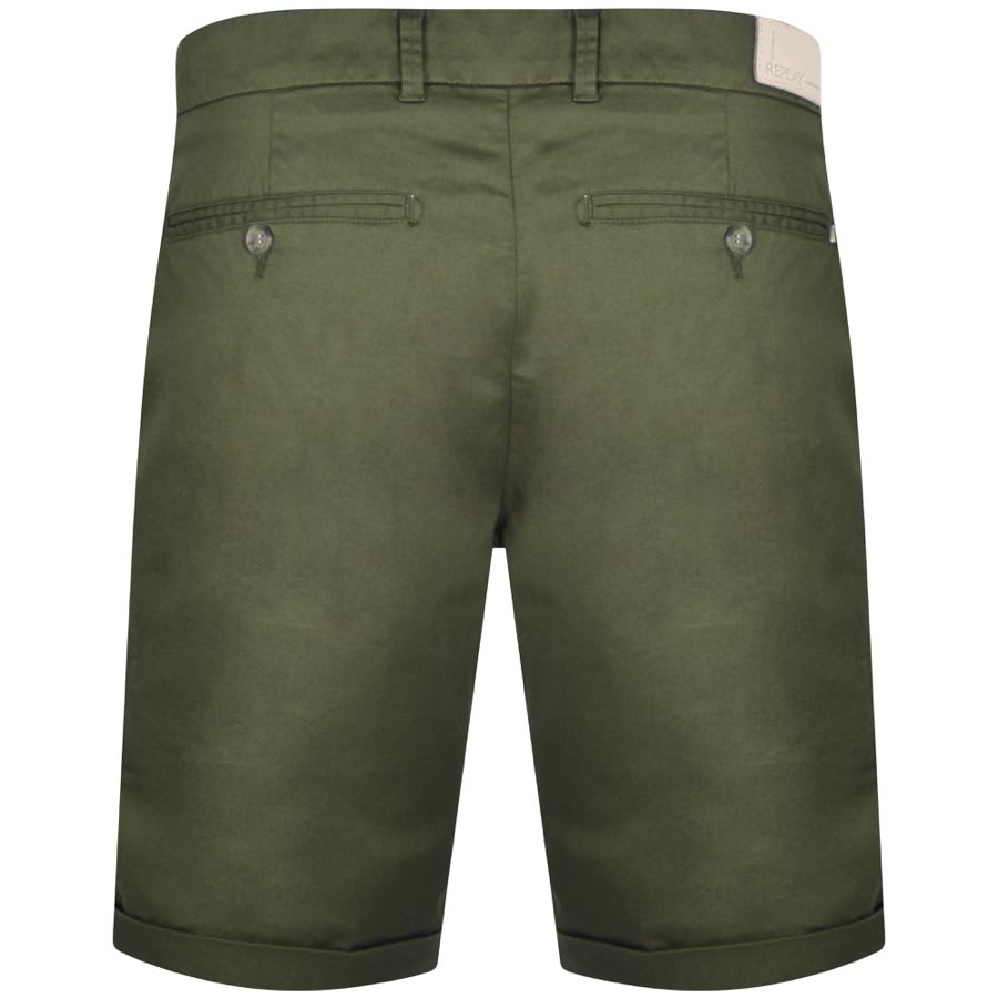 Replay Chino Shorts Green Mainline Menswear
